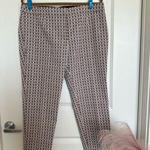 Tory Burch Brown Patterned Pants